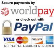 Pay securely with credit cards by PayPal